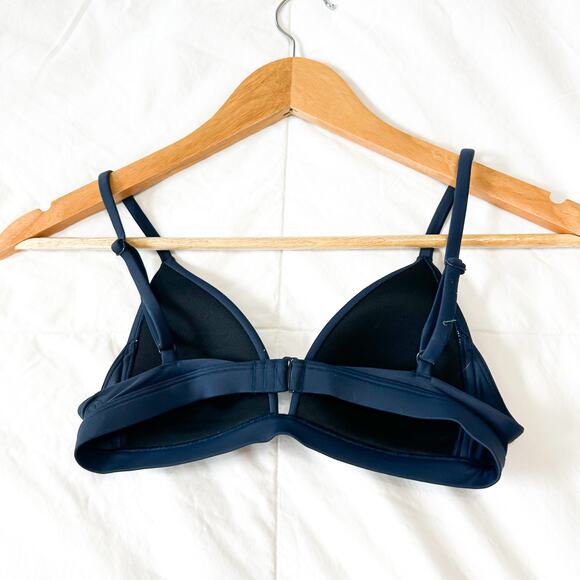 Lululemon Waterside Navy Swim Bikini Top A Cup Adjustable Straps - Picture 7 of 8